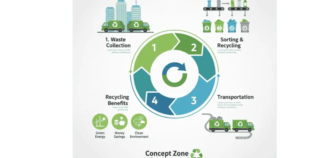 Plastic waste recycling - Concept Zone LLC.