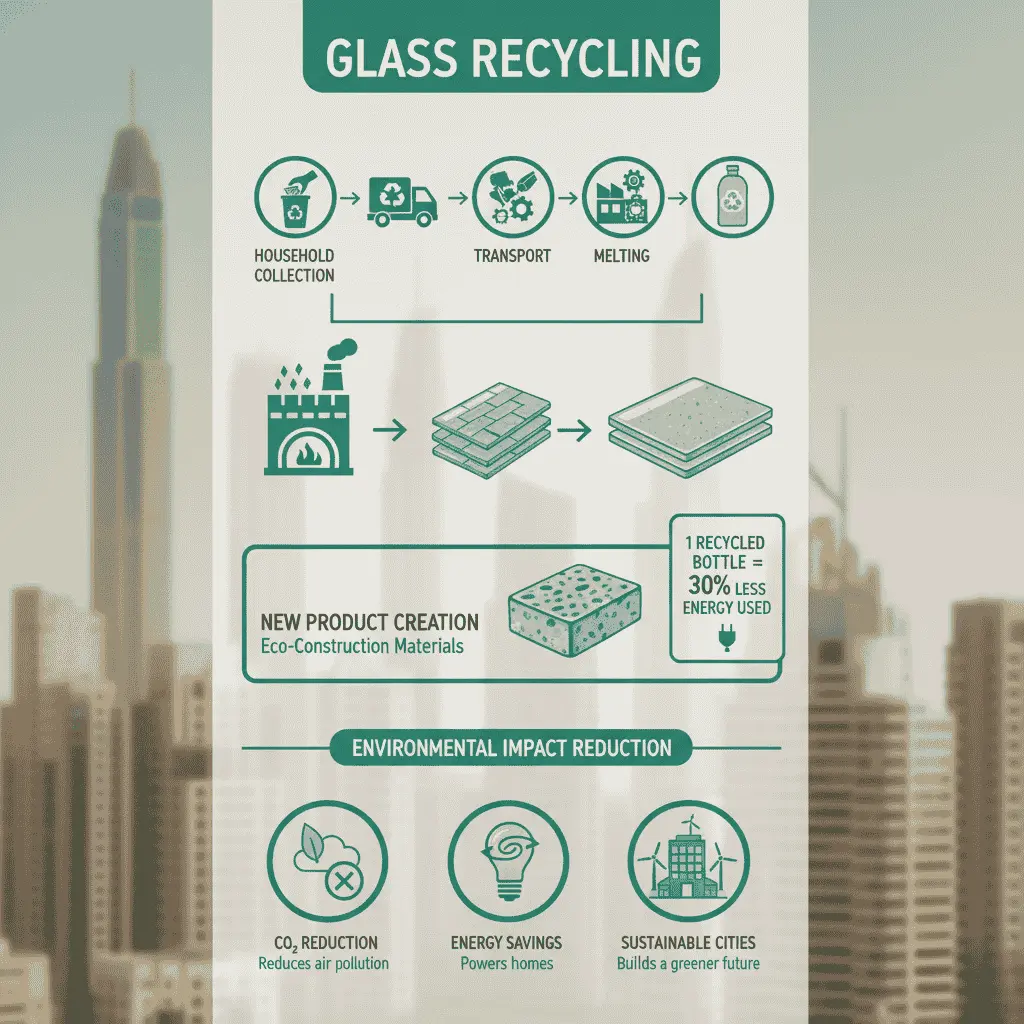 From Bottles to Bricks: Innovative Uses of Recycled Glass