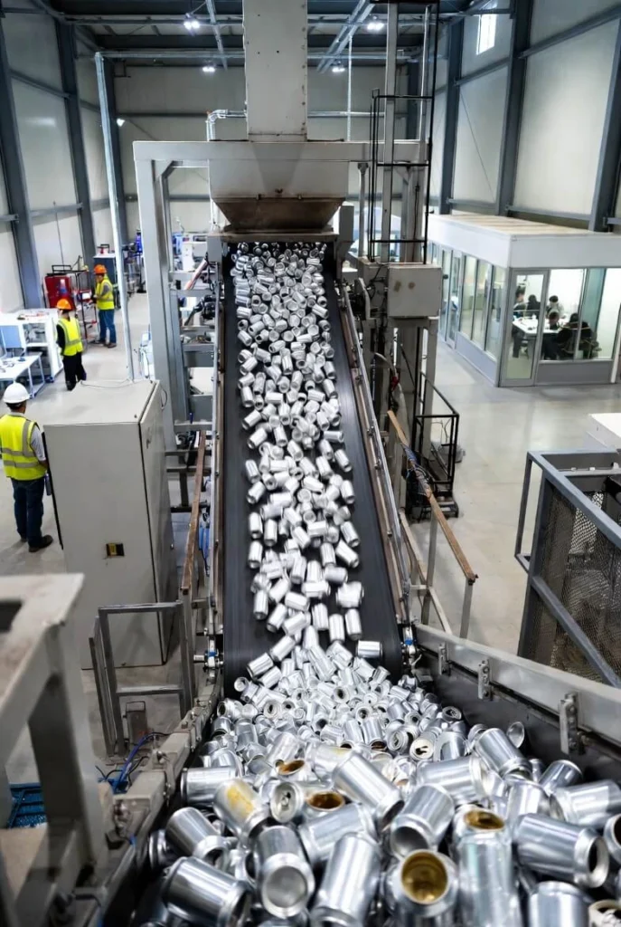 Aluminum Can Recycling Incentives. Metal scrap processing