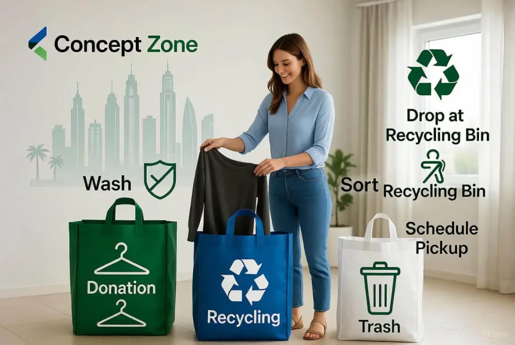 How to Recycle Old Clothes, Shoes & Fabrics Responsibly in the UAE | Concept Zone’s Green Guide