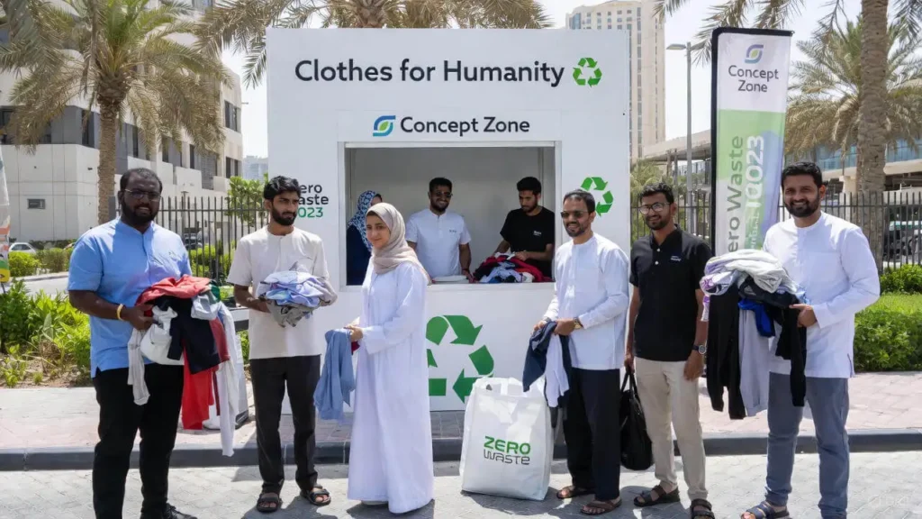 How to Recycle Old Clothes, Shoes & Fabrics Responsibly in the UAE | Concept Zone’s Green Guide