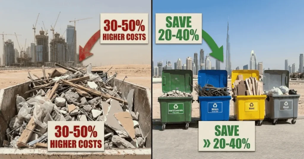 The Hidden Costs of Mixed Construction Waste in the UAE
