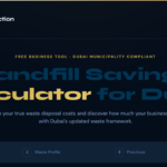 Landfill Savings Calculator for Dubai