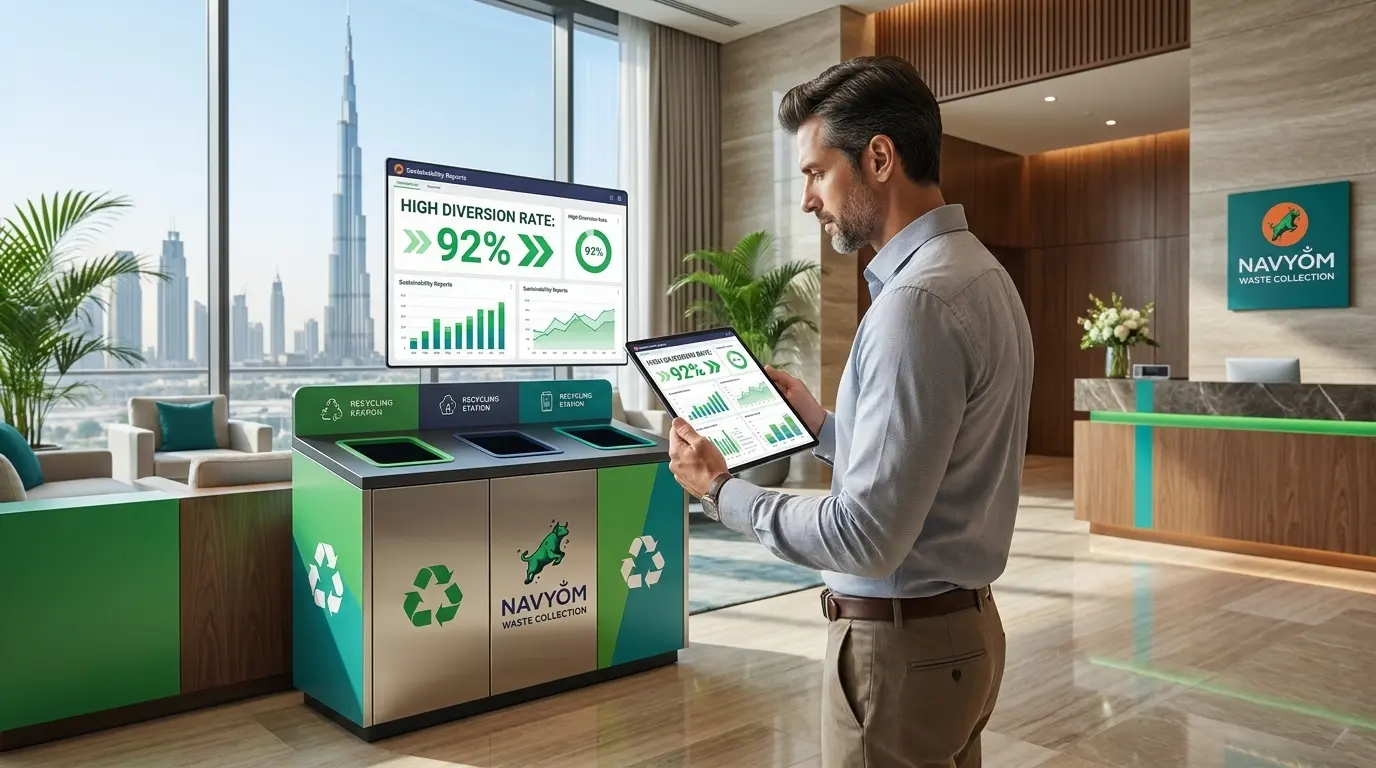 DubaiWaste.com waste management cost estimator tool for hotel waste Dubai
