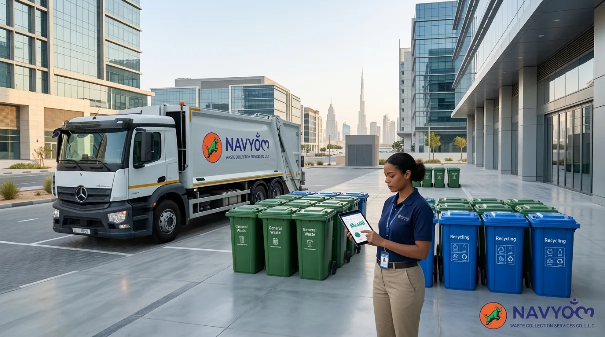Scheduled Waste Collection Plans Dubai for commercial bins and recycling pickups