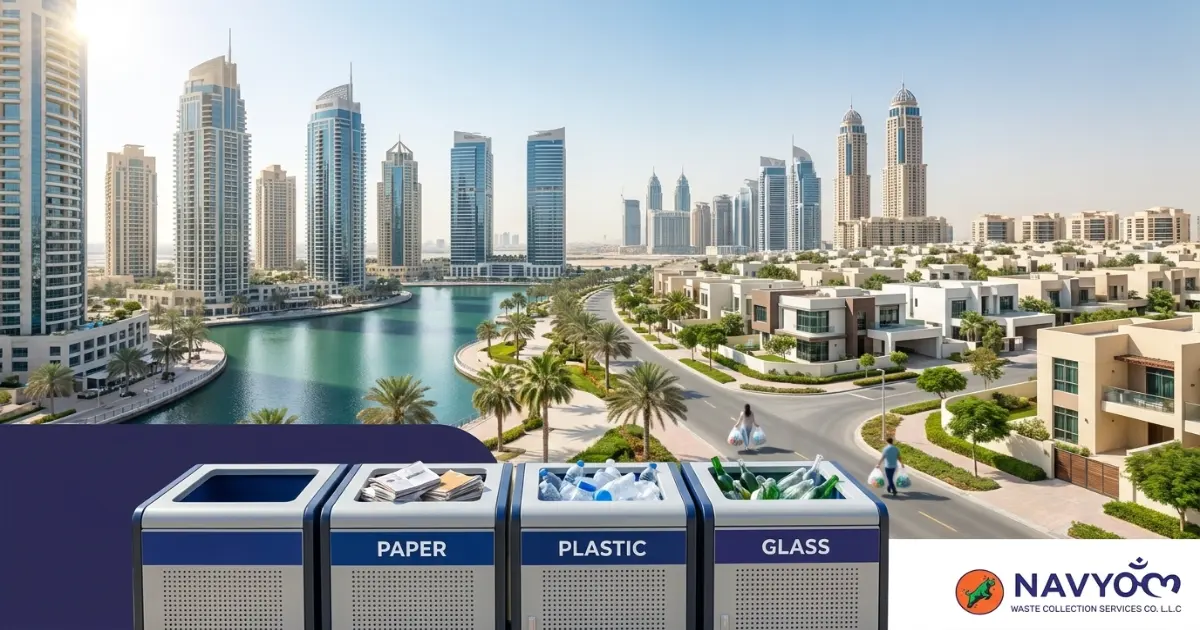 Recycling Centers in Dubai: Full 2026 Directory | DubaiWaste 5 Scrap metal recycling center in Dubai processing aluminium copper steel and iron